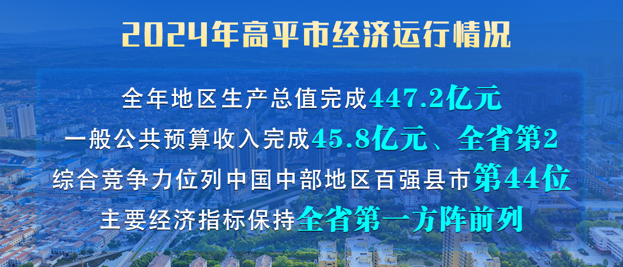 2024年高平市经济运行情况