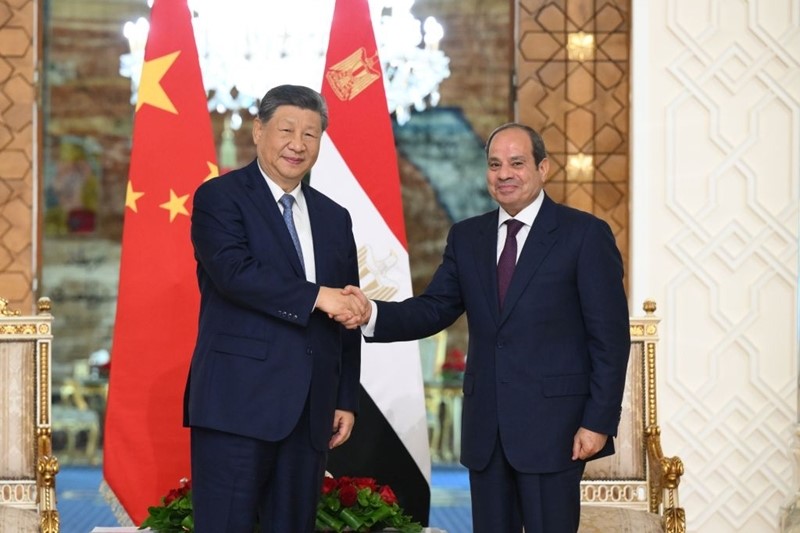 习近平同埃及总统塞西会谈