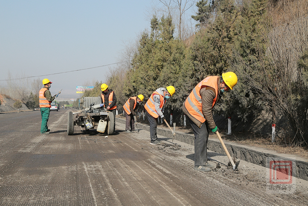 北環路提升改造工程施工正酣 預計4月初全面完工_高平市人民政府網